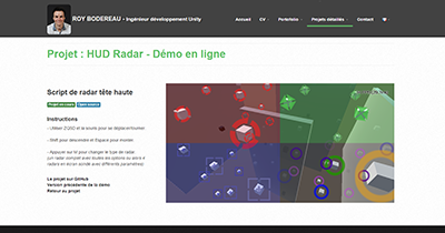 HUD Radar Démo